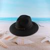 Hot Sale New Couple Hat Women's European and American Jazz Top Hat Outdoor Beach Hat Sunscreen Shade Straw Hat