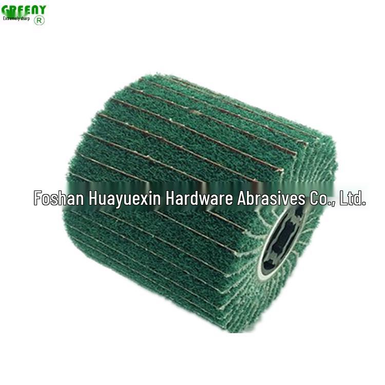 120x100mm Green Scouring Pad Brushed Wheel for Metal & Stainless Steel Polishing