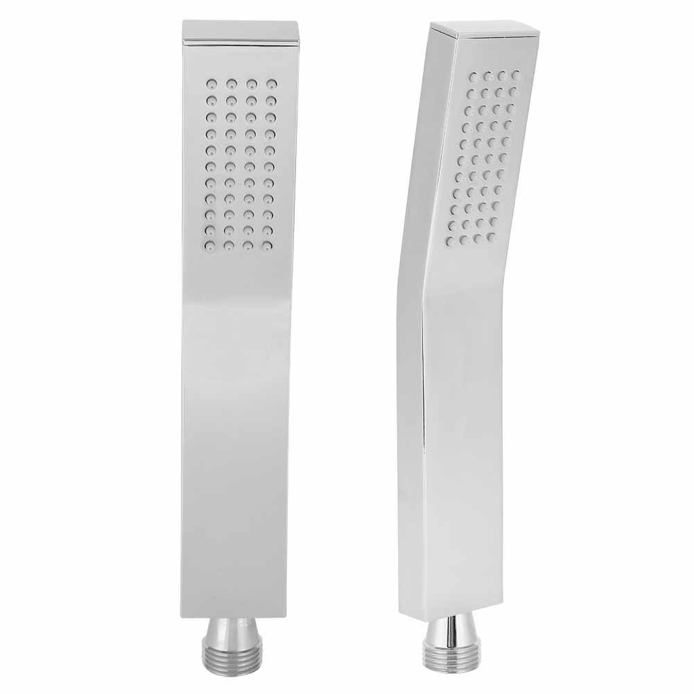G1/2in Thread Brass Handheld Shower Head High Pressure Single Function Hand Sprayer Bathroom