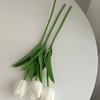 6/10pcs Artificial Tulip Flowers Home Decor Fake Flower Arrangements for Living Room Bedroom Desk Garden Decor