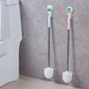 Wall-Mounted Stainless Steel Toilet Brush Set