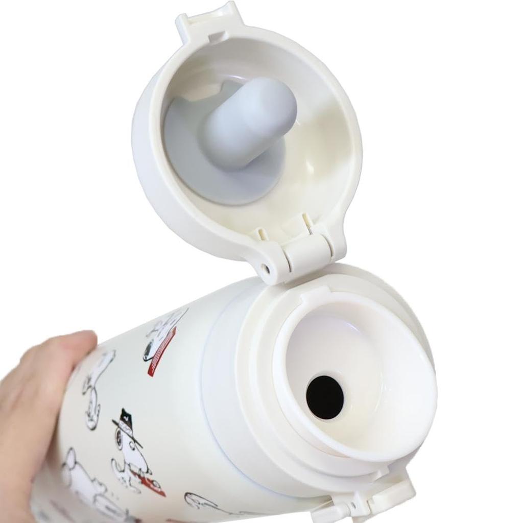 Snoopy Water Stainless Steel Bottle 480ml Have a Blast Peanuts [Insulated Bottle] One-Push /