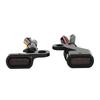 Sleek Turn Front Signal For 2009 To 2017 Touring Series In Black Smoke Finish