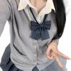 Authentic JK Uniform Long Sleeve Cardigan Sweater - Women’s Academy Style Knitted Top for Spring & Autumn.