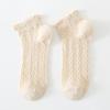 1Pairs Outdoor Women'S Lace Socks Solid Color Sweet Fried Dough Twists Low Tube Socks Japanese College Style Korean Socks