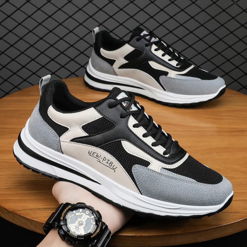 Fashion Mesh Breathable Non-Slip Shoes 2022 Summer Newest Men Casual Shoes Thick-Soled Comfortable Outsole Wear-Resistant Man Shoes 43
