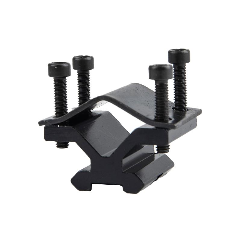 Tactical Adjustable Rail 20Mm Barrel Mount Adapter For Scope Flashlight Laser