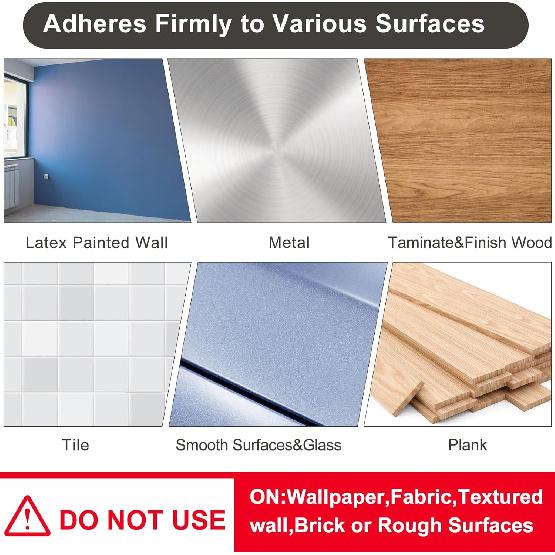 27 Pack Small Adhesive Wall Hooks, Clear Mini Hooks with Adhesive Strips, Damage Free Sticky Hooks for Hanging Decorations,Lights and Cables