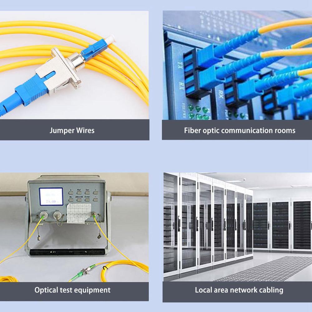 9/125um LC Male to SC Female Connector Low Insertion Loss Single Mode Fiber Optic Connector LC to SC Adapter