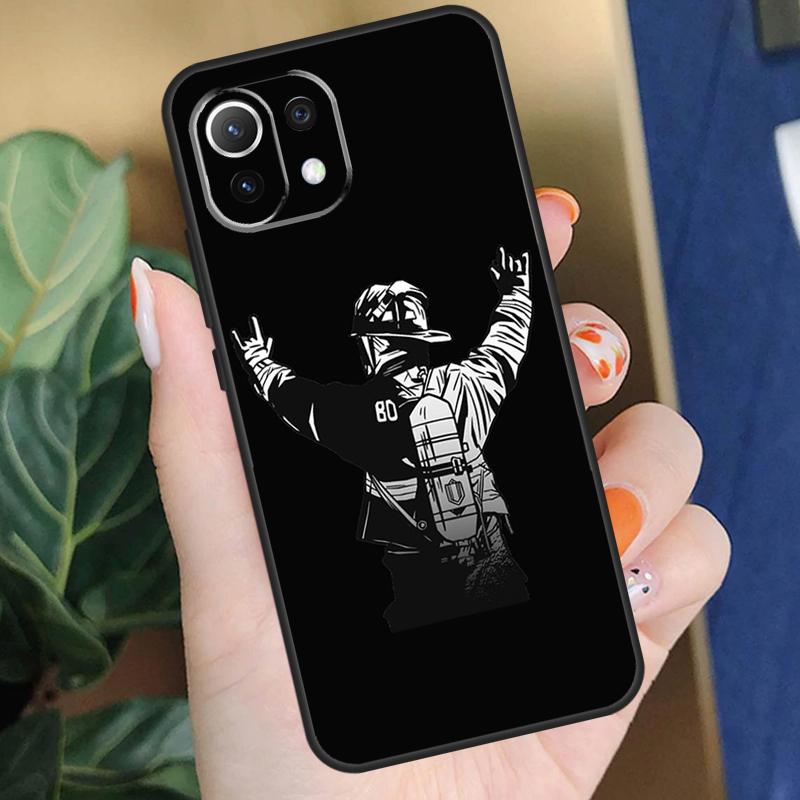 Firefighter Heroes Fireman Case For Xiaomi 15 14 Ultra 13T 14T 15T Pro 17 Pro Max POCO X7 X5 X6 F5 F6 F7 F8 Pro Coque