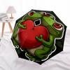 1 PC Automatic Folding Umbrella - Frogs Pattern, Portable & Foldable Design with 8 Ribs, Christmas Birthday Gifts