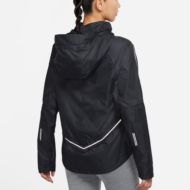 Nike Jackets Women's Black Hooded Moderate Other CU3386-010