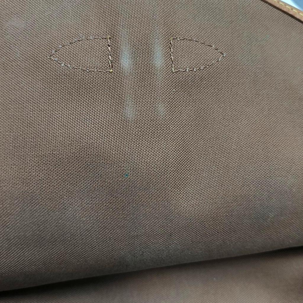 [Pre-Owned] Monogram Saumur 30 Iconic Classic Logo Print Adjustable Shoulder Strap Canvas And Leather Messenger Bag - Fair #1967VAX