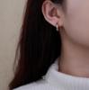 European & American Retro S925 Silver Diamond Earrings with Unique Drop Design