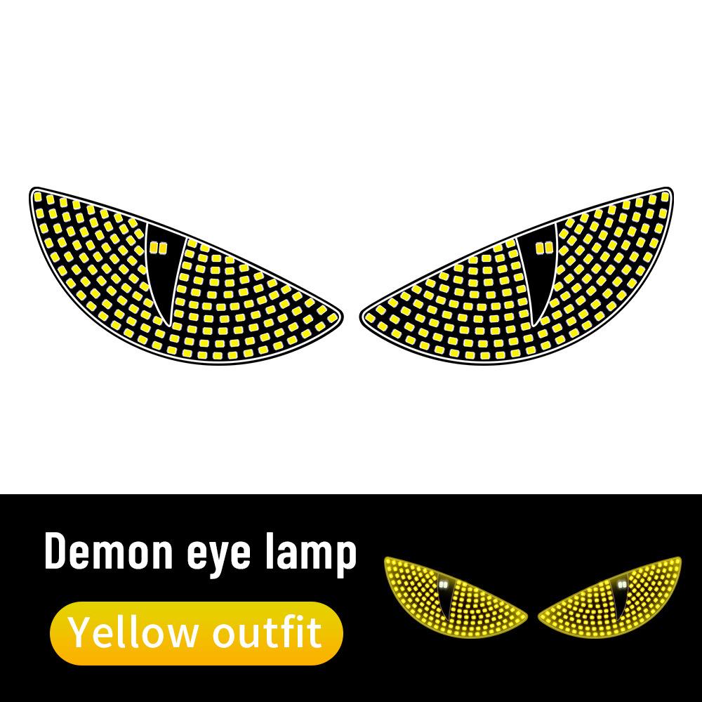 Auto dynamische Augenlampe Demon Eye LED universelle Modifikation USB kabelloser Bildschirm