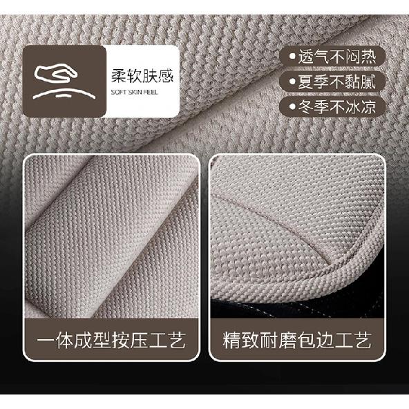 2026 new linen car seat cushion, single piece small square cushion, all season universal summer seat cushion, single cushion, dr