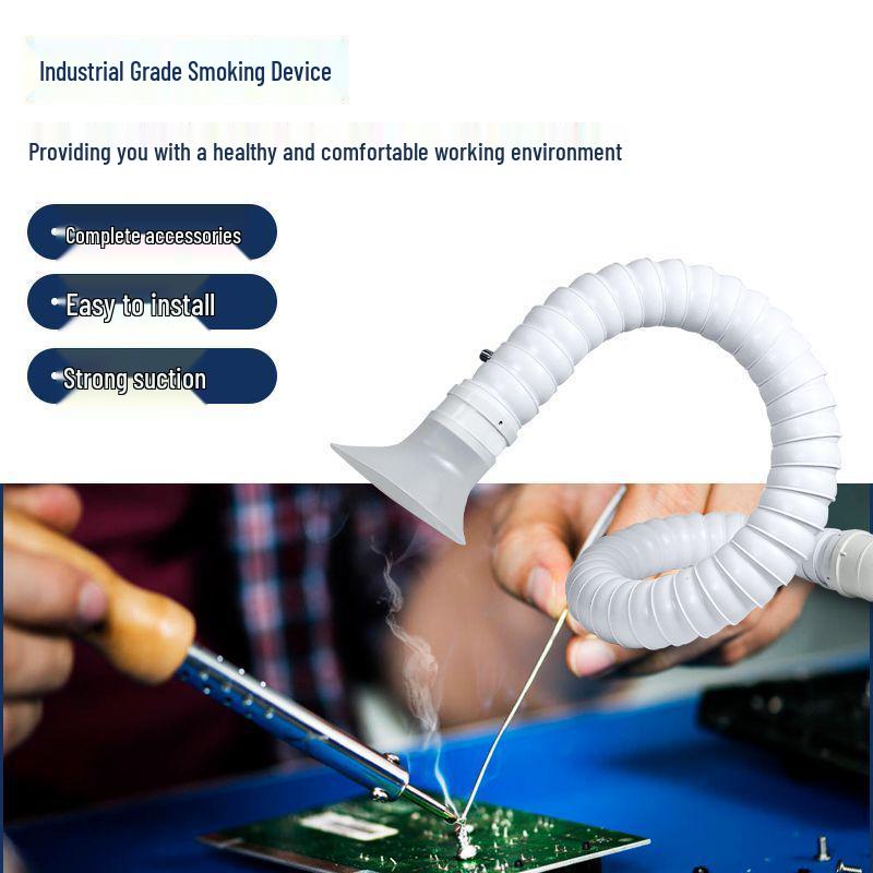 Compact Solder Fume Extractor and Laser Engraving Dust Removal Fan