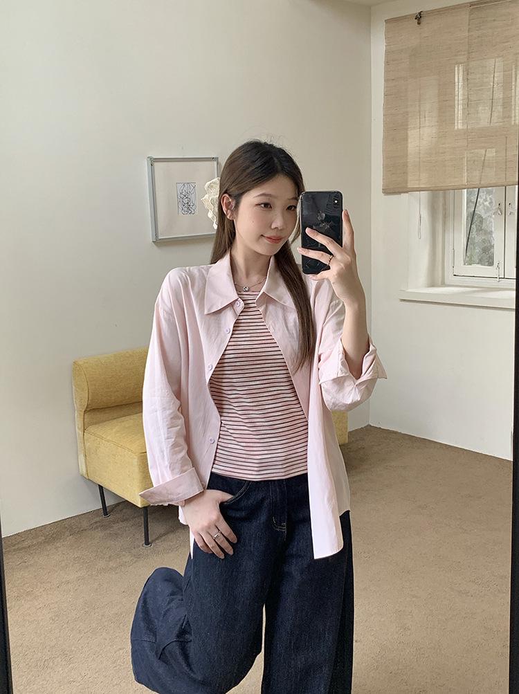 2026 Spring Plus Size Women s Slim Striped Vest & Camisole Two-Piece Set XXL