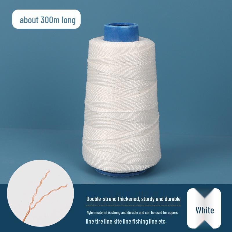 Shoe & Tire Repair Nylon Thread Set: Ideal for Shoes, Kites, Fishing, Hand Sewing, and Binding with Needle.