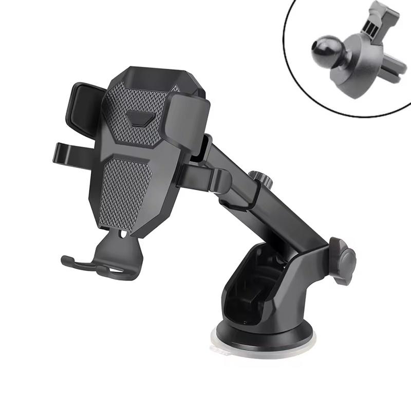 Long Arm Suction Cup Car Phone Holder Stand Sucker Mobile Phone Mount GPS Navigation Bracket For iPhone 16 15 14 Xiaomi Huawei