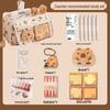 Capybara 2024 Large Capacity Pencil Case for Girls - Stylish Stationery Box for Primary & Junior High School