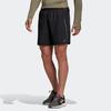 Adidas Saturday Short Solid Running Shorts Men Bottoms Black FQ4707