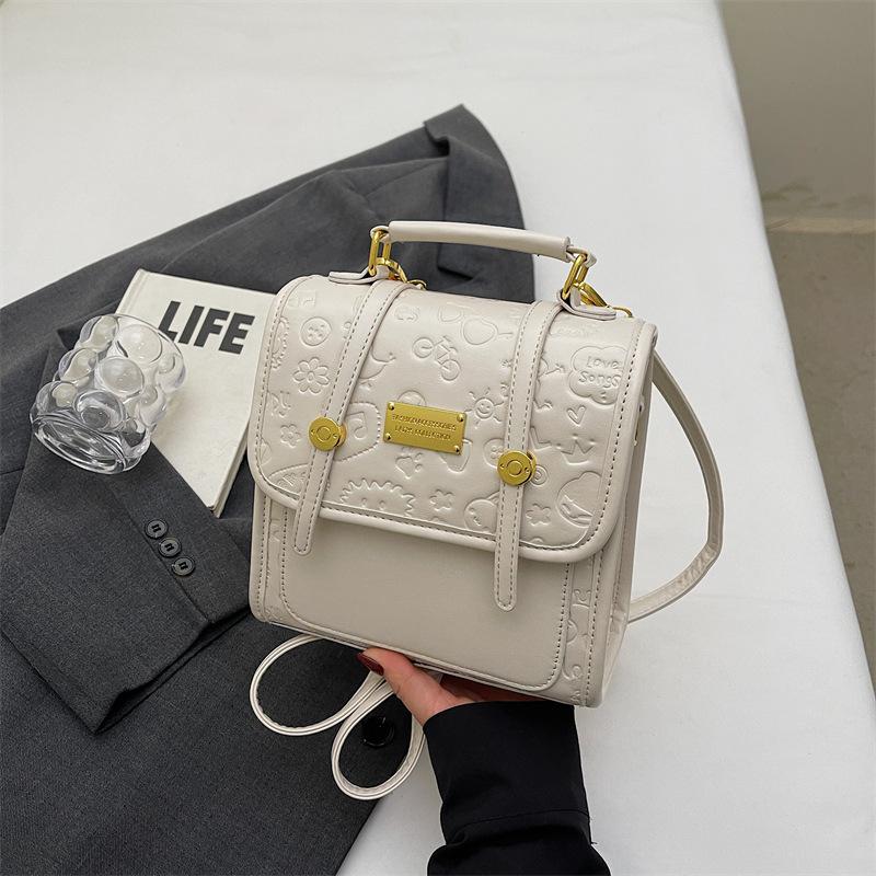 

Нишевый женский рюкзак с тиснением, новый универсальный рюкзак, летняя популярная изысканная школьная сумка