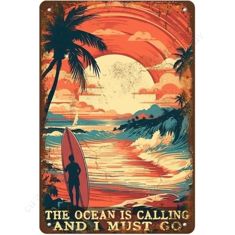 Key West Florida Poster, Tropical Travel Wall Art