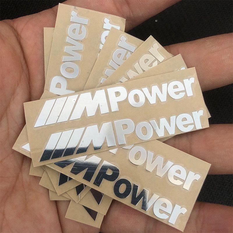 For BMW M 2026 New Metal Car Creative DIY Stickers Waterproof Dirt-proof Stickers For BMW M Power 1 3 5 7 Series M F01 F20 F10 F13 E52 E53 E60 E93