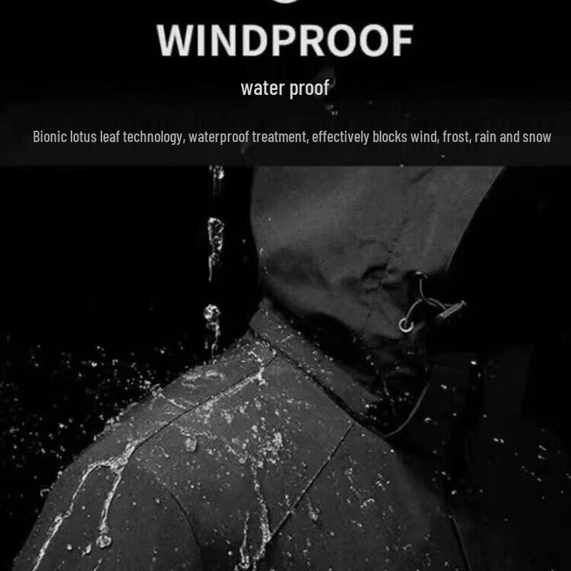 JEEP SPIRIT Men's Lightweight Windproof Waterproof Jacket