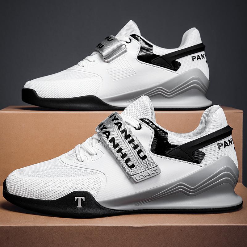 Scarpe Professionali per il Sollevamento Pesi da Uomo e da Donna: Scarpe Traspiranti, di Supporto, con Suola Piatta per Squat e Stacchi
