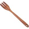 Smooth Wooden Kitchen Utensil Handle Mixing Fork for Cooking, Serving and Salad Preparation - Everyday Use