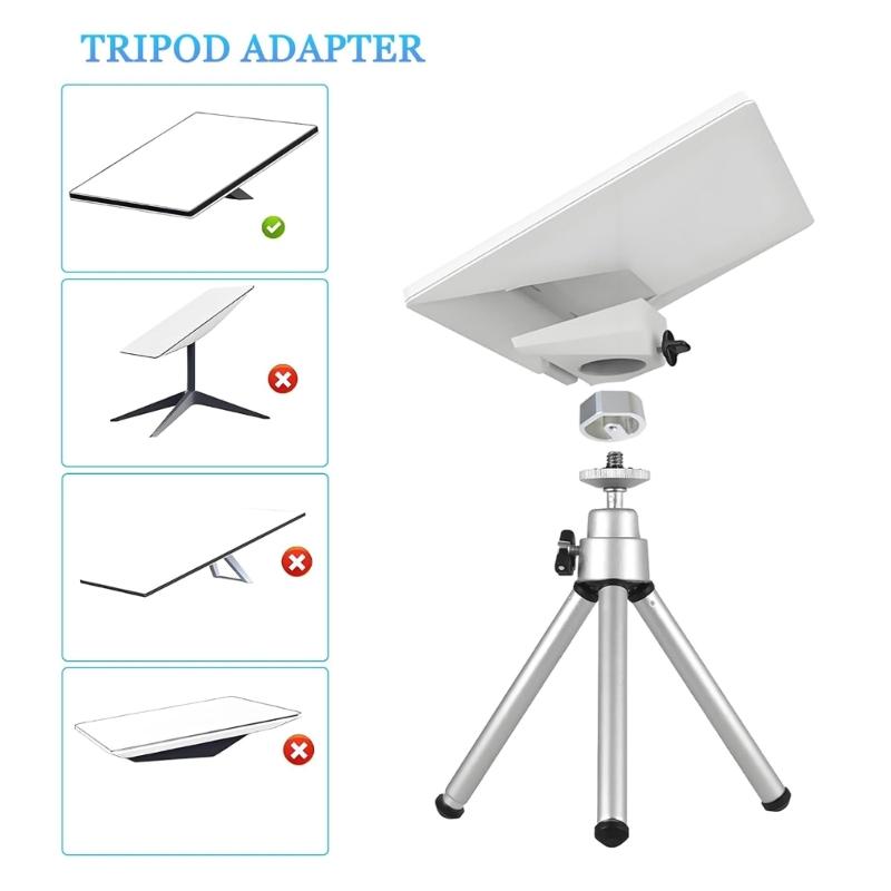 Kleiner Stativadapter Sichere Gewindebefestigung Multifunktionale Aluminium-Montagehalterung Einfache Installation für Geräte