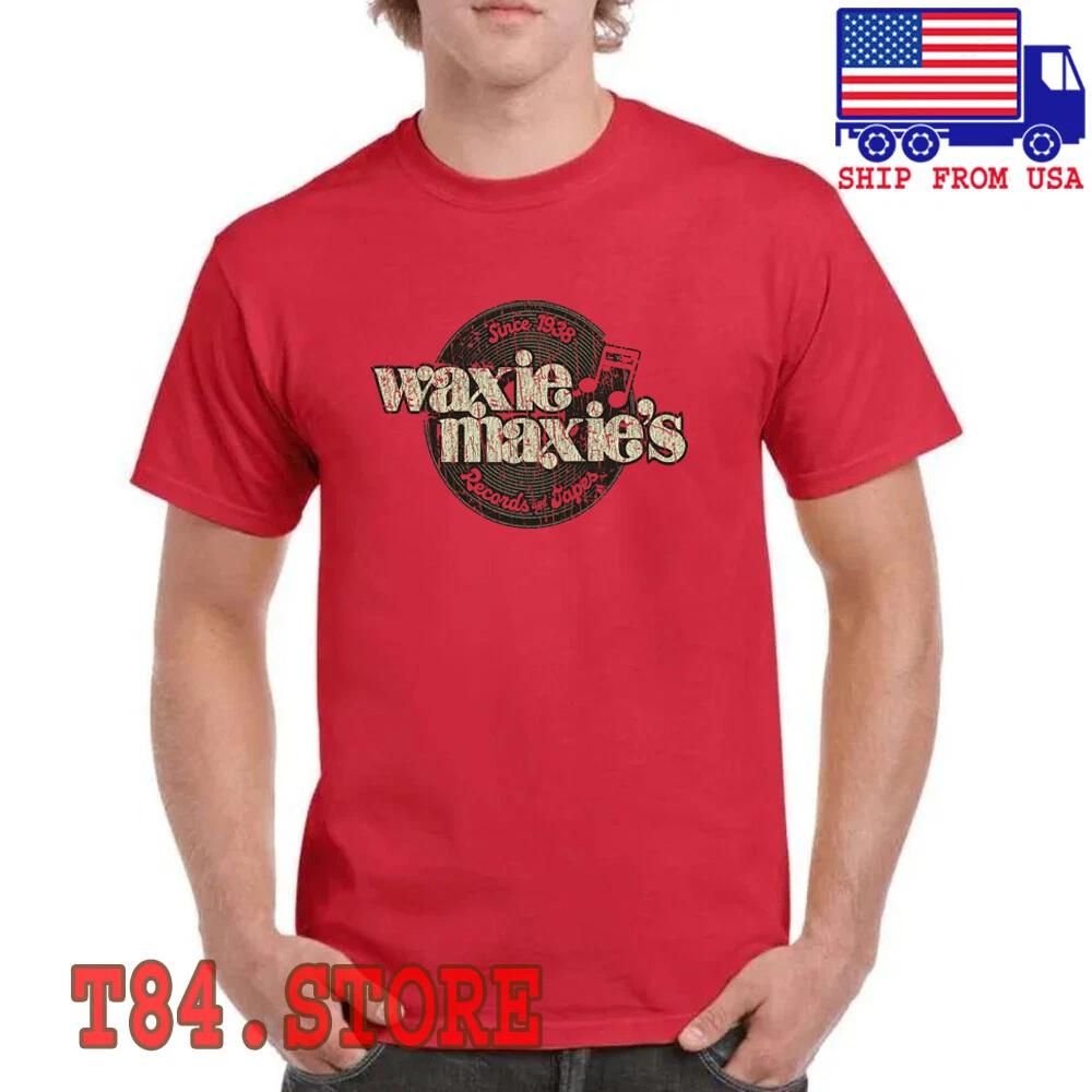 Waxie Maxie s Records Men s Red Size S to 5XL 3XL