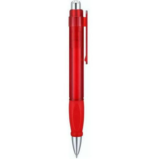 Sturdy Anti-Shake Pink Ballpoint Pen with Strong Grip and Gravity-Weighted Design