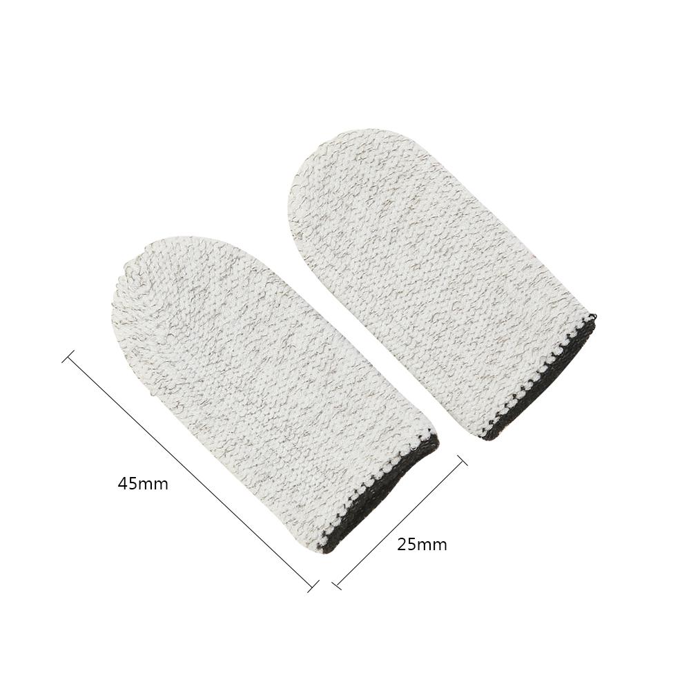Breathable Game Controller Sweat Delicate Design Durable Finger Sleeves Mobile Proof Thumb Cover Sleeve 1 Pair for PUBG