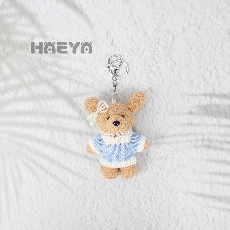 Plush Rabbit Keychain Pendant - Creative Doll Toy Gift for Couples & Friends
