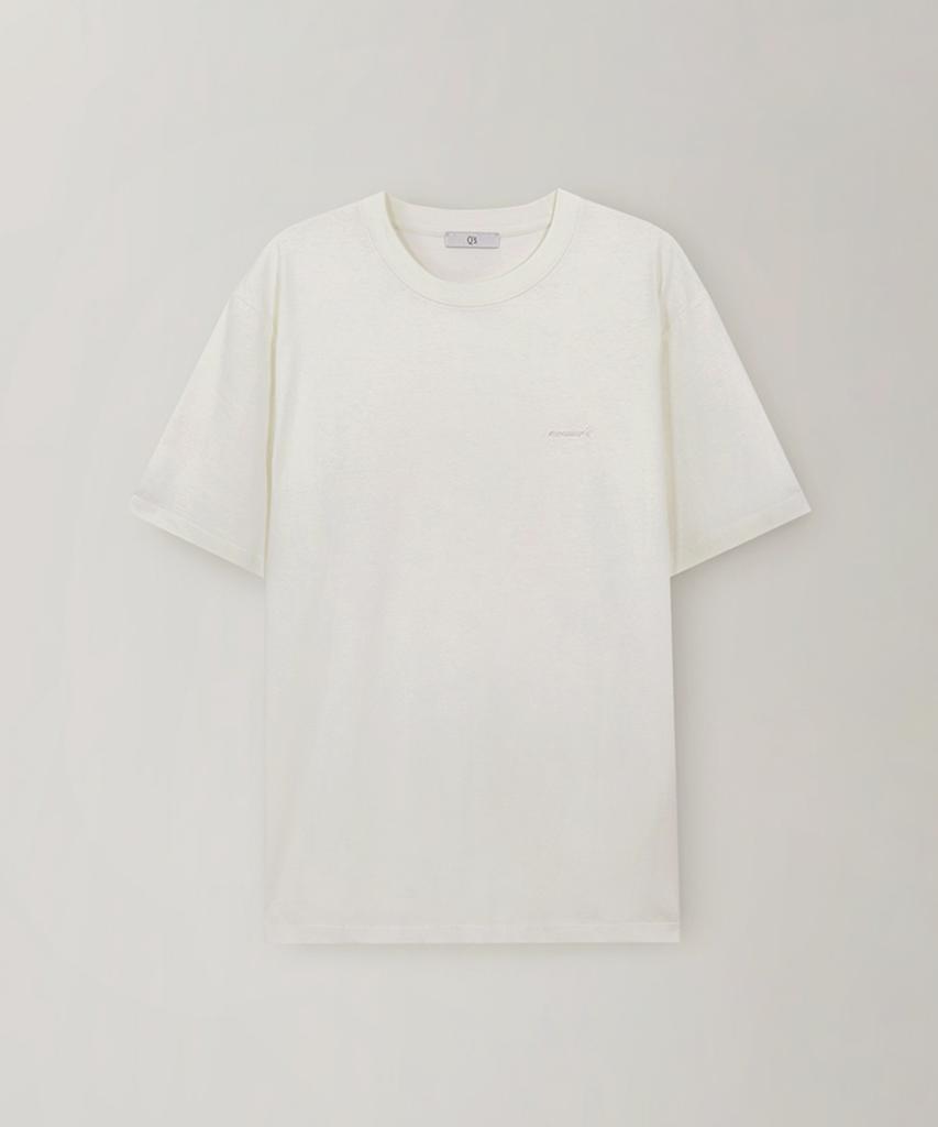 Kyuseu [2 Pack] Silket Cotton Logo Short Sleeve T-Shirt (5 Colors) (Type B)