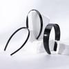 1/7pcs Simple Women Headbands Fashion Head Band for Girls Solid Black Color Casual Hair Accessories Plastic Headbans
