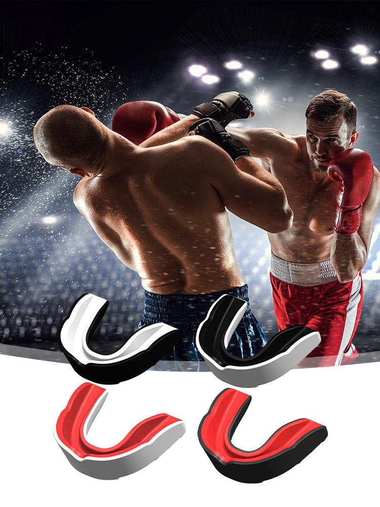 1/4Pcs Boxing Gum Shield Mouth Guard Teeth Protector For Football MMA Rugby Sport Mouthguard Tooth Brace Protection Kids Adults