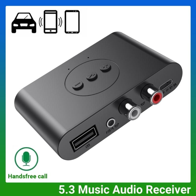 Bluetooth-kompatibler 5.3 Musikempfänger Mit USB-Wiedergabe Und Doppeltem Stereoausgang Für Auto- und Heim-Stereoanlagen