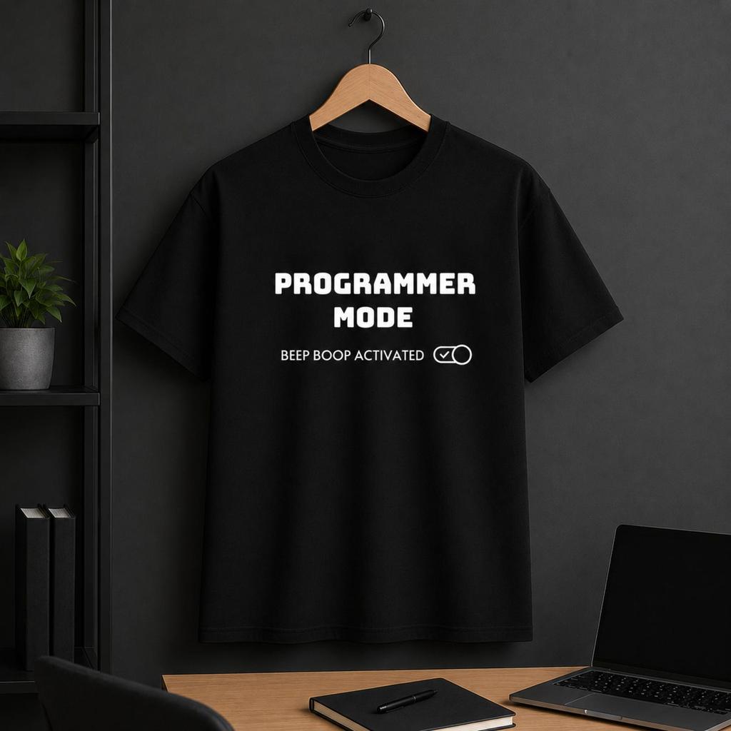 Programmer Mode and kids tshirt | Geek Coding Tee | Beep Boop Activated Funny Developer T-and kids tshirt