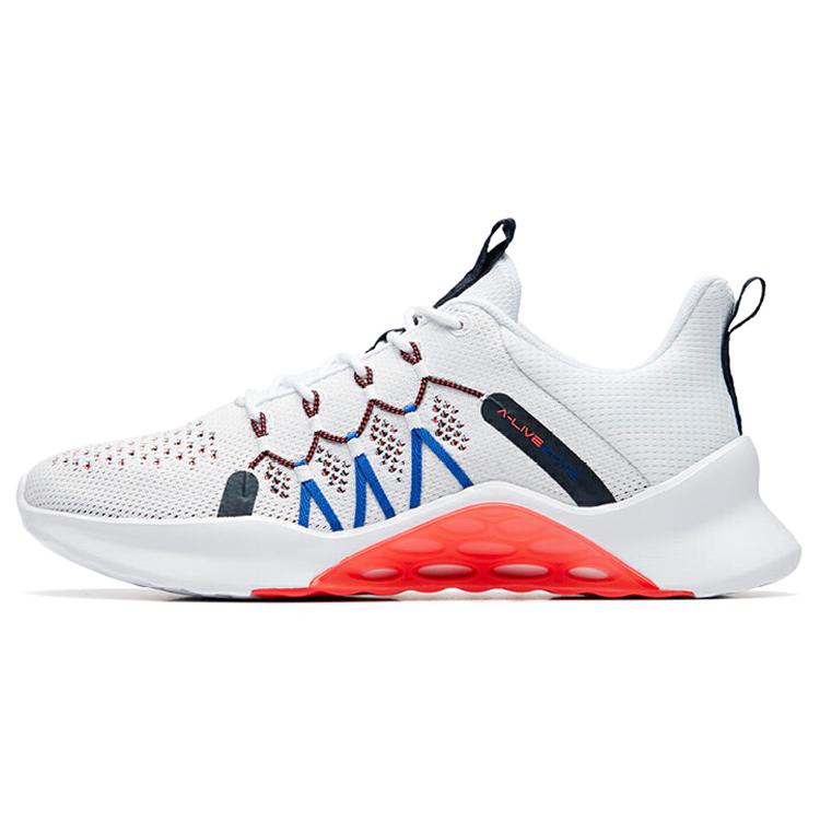 

Anta Variety Training Collection Cushioning, Wear Resistant Low top Training Shoes Men s White Orange 11937788-2 41