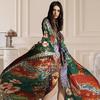 Abito da Spiaggia da Donna Stile Kimono Cardigan Stampato Largo Protezione Solare Taglia Unica Costume da Bagno per Vacanze Estive Copricostume Abbigliamento da Spiaggia