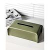 New Woven Tissue Box Leather Napkin Case Luxury Paper Cover Car Living Tissue Paper Holder Desktop Home Tabletop Decoration