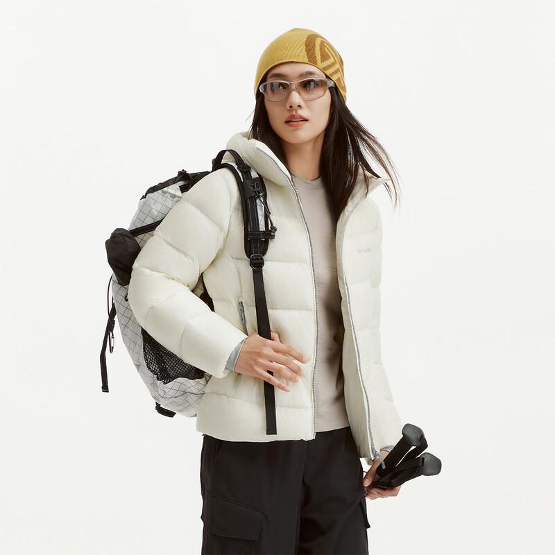 Tanboer Women's Hooded Short Down Jacket