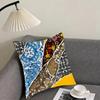 Russian porcelain Cushion Cover Reversible Plush Pillow Cover – For car, sofa, bedroom, perfect as a gift.