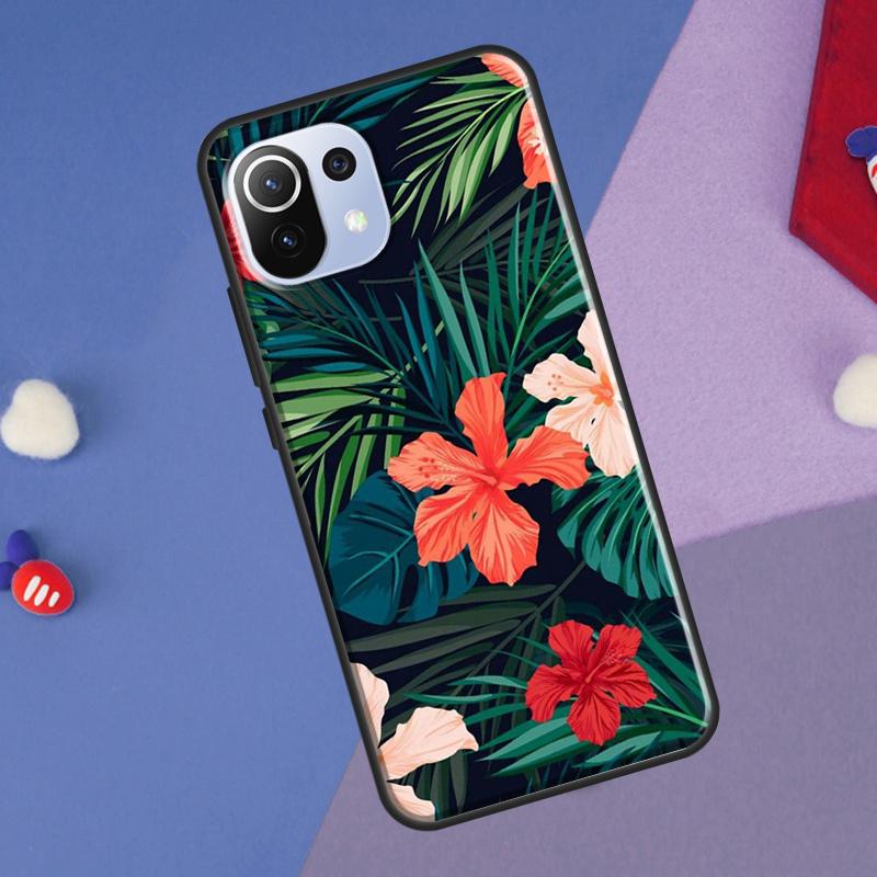 Summer Plant Palm Green Leaf Aloha Cover For Xiaomi 13 14 Ultra 11T 12T 13T 14T Pro POCO X7 Pro X3 X5 F3 F5 F6 M6 X6 Pro Case