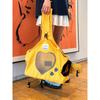 Sac de Transport pour Chat Respirant Fenêtre Multi-Porté Bandoulière Portable Sacs de Voyage pour Chats Sac à Dos Transporteur pour Petit Chien