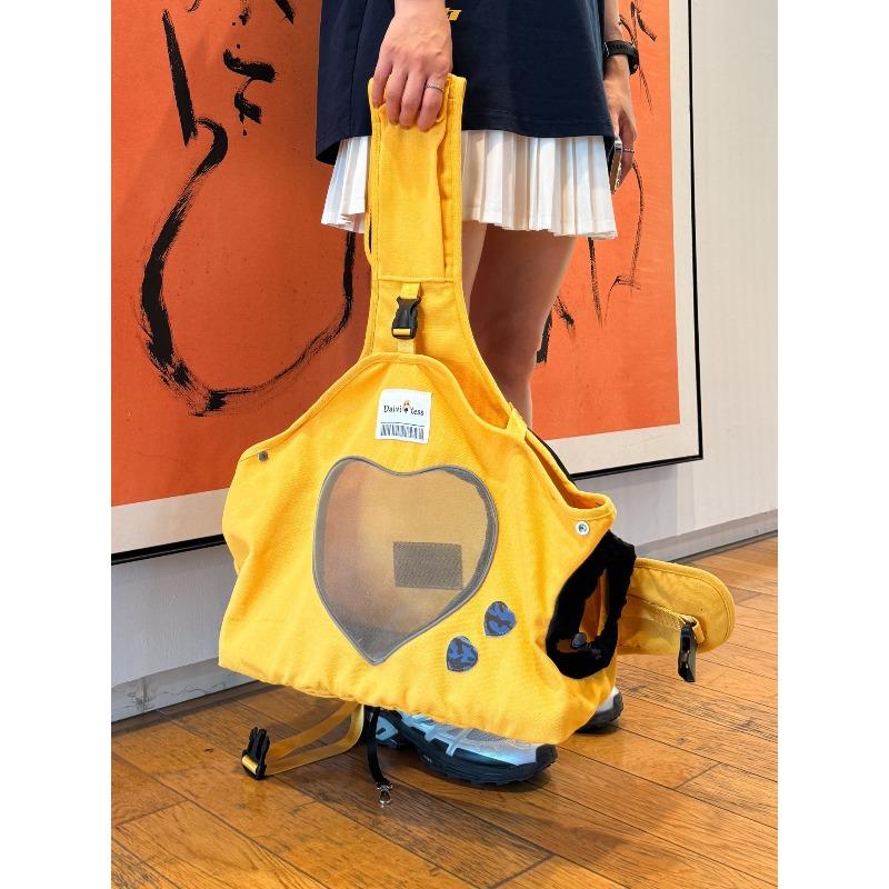 Sac de Transport pour Chat Respirant Fenêtre Multi-Porté Bandoulière Portable Sacs de Voyage pour Chats Sac à Dos Transporteur pour Petit Chien
